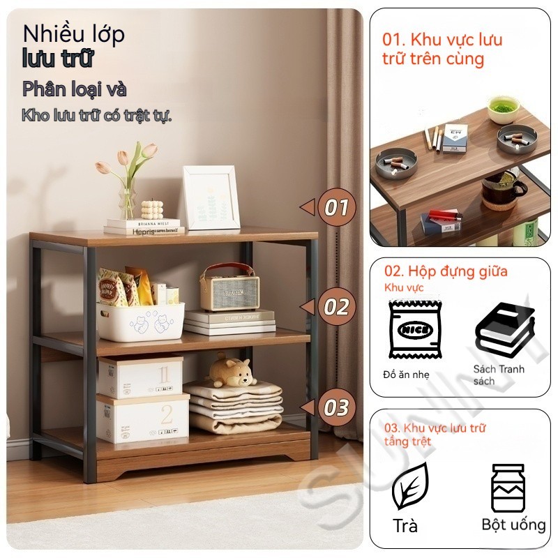 SUNNY Tủ cạnh sofa di động bàn phụ nhỏ phòng khách đa năng tủ lưu trữ đơn giản hiện đại