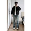 Quần JEAN nam FABUMAN ống suông rộng CẠP CAO chất JEAN mềm màu RETRO WASH xám đen trầm BIGSIZE