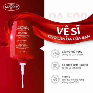 ALADDIN - Kem Chống Nắng - RX DA500 50ml | Clycos Phân Phối