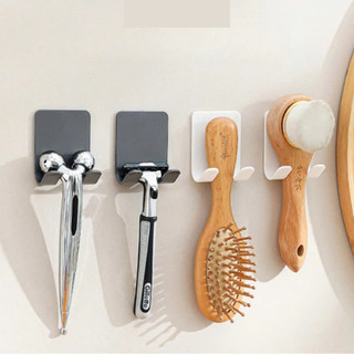 Combo 2 Móc Nhựa Treo Dao Cạo Râu, Móc Dán Tường Treo Ổ Cắm Điện Đồ Dùng Đa Năng Tặng Kèm Miếng Dán 3M 88519