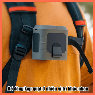 Quạt Sạc Đeo Thắt Lưng APE DQ222 – Pin 8000mAh Kiêm Sạc Dự Phòng, Có Đèn Pin LED – Công Suất 10W