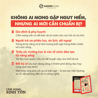 Sách - Cẩm Nang Sinh Tồn - Những Kỹ Năng Thoát Hiểm Cần Phải Biết Trước Khi Quá Muộn
