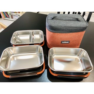 Set Đựng Cơm Cao Cấp Cuitisan Togo Flora(M) kèm túi giữ nhiệt mang đi, chịu nhiệt cao, nắp silicon chống rò rỉ GST HCM