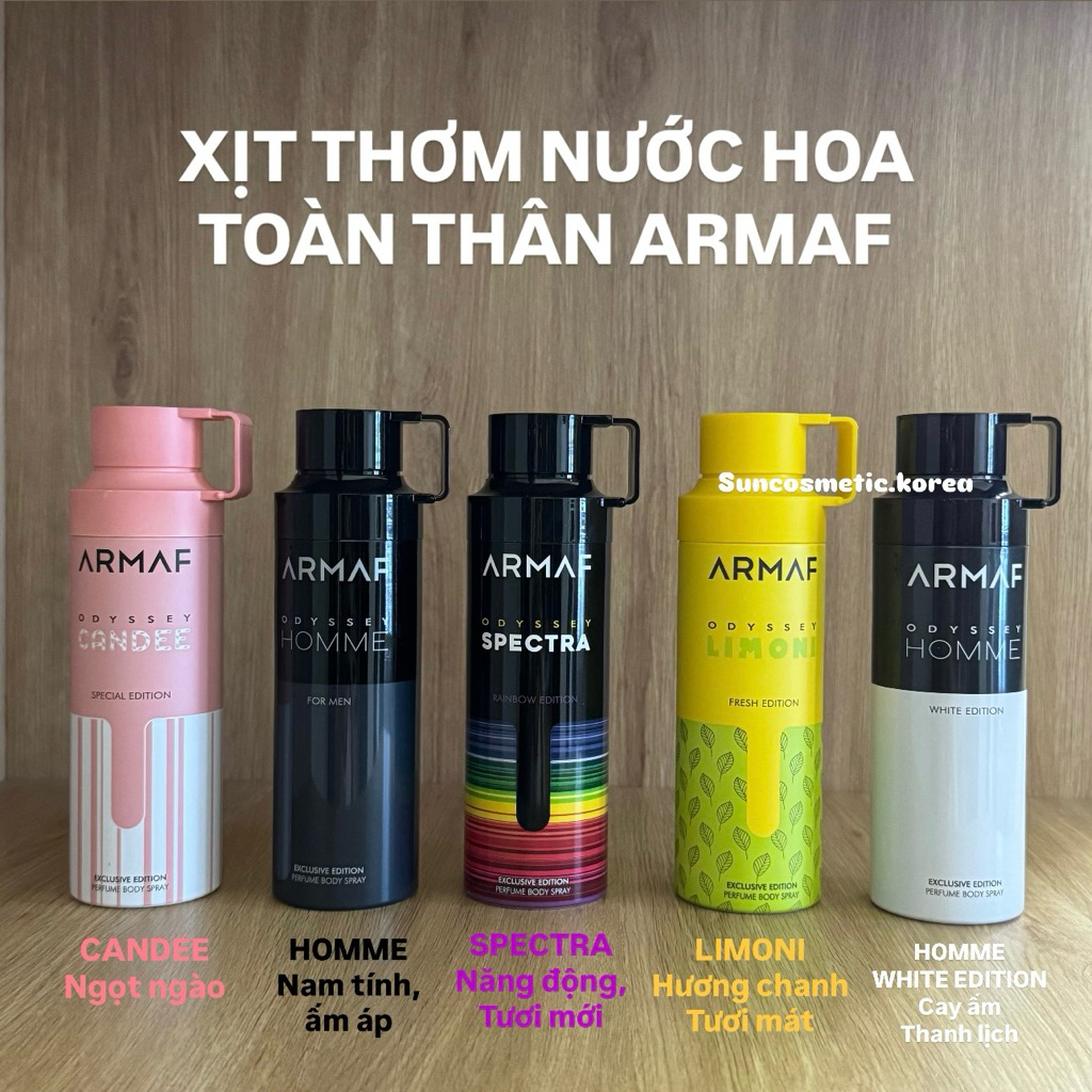 Xịt Thơm Toàn Thân Armaf Body Spray 200ml
