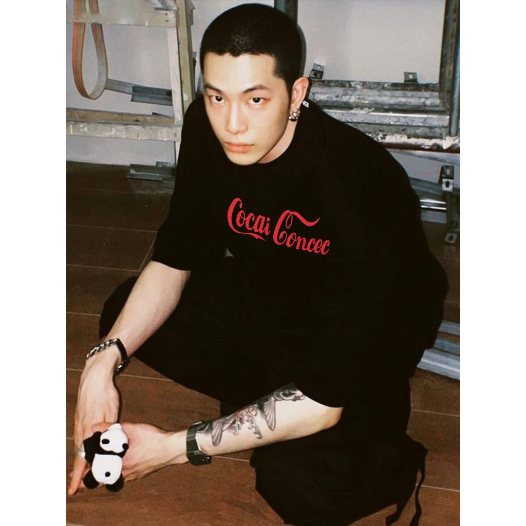Áo Vớ Vẩn Vui Tươi REDLABEL Áo Thun COCAI CONCEC Cotton 100% Oversize Nam Nữ TS36