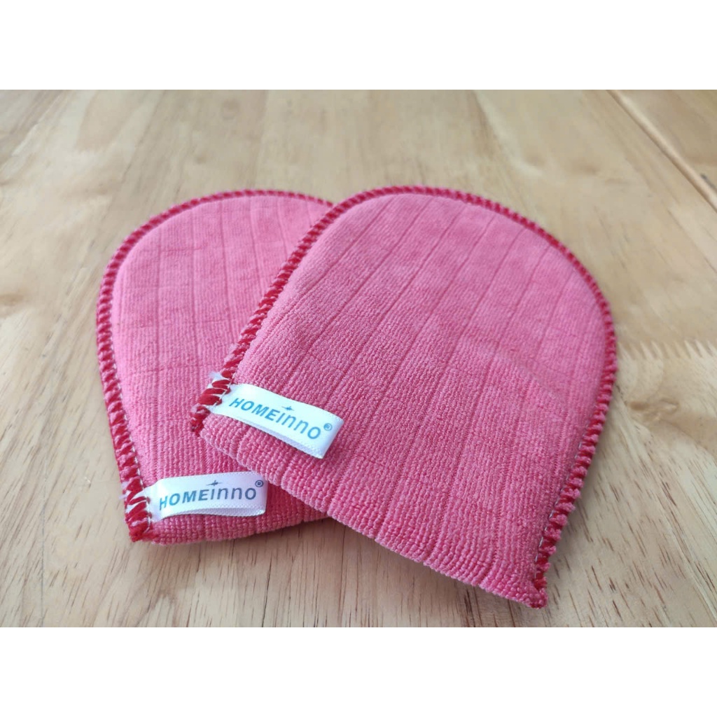 Cặp Nhấc Nồi 2 trong 1 Vải Microfiber Siêu Sạch Siêu Bền Vừa Nhấc Nồi Vừa Lau Bếp Homeinno