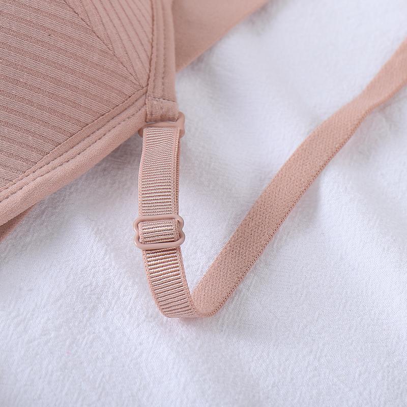 Áo Bra Cotton Cài Trước Gân Tăm Đệm Mỏng Thoải  228