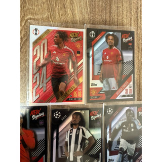 [ TL09 ] Full Set Trọn Bộ 17x Thẻ Limited Exclusive New Sigining Match Attax 2024/25 24/25 Cực Hiếm ( 17 Thẻ ) [ TL09 ]