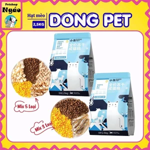 Hạt mix topping cho mèo Dong Pet / DongPet giành cho mèo kén ăn 2.5kg __ DONGPET XANH MÈO __