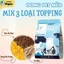 Hạt mix Topping cho mèo Dong Pet dành cho mèo kén ăn __ DongPet Mèo ( Xanh ) 5 Topping __