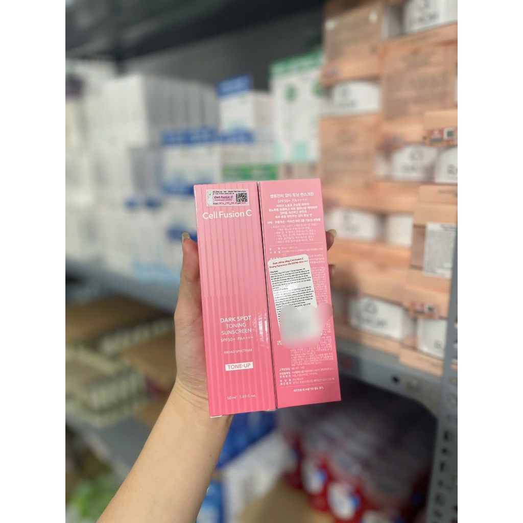 Kem chống nắng Cell Fusion C Dark Spot Toning Giảm Nám, Nâng Tone 50ml