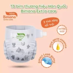 [4E] - [TẶNG XE ĐẨY CHO BÉ/ NỒI VÂN ĐÁ] - Tã Bỉm Bimana Extra Care Mỏng Thoáng Thấm Hút Tốt, Đủ Size — ảnh 5