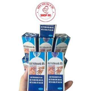 Chấm mụn cơm, mụn cóc, suimaoga Acid Trichlo racentic 80% Bệnh viện da liễu TpHCM