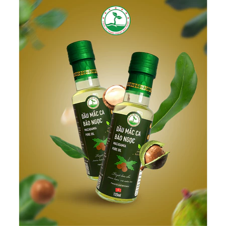 DẦU MACCA BẢO NGỌC Nguyên chất 100% từ Hạt macca thơm ngon