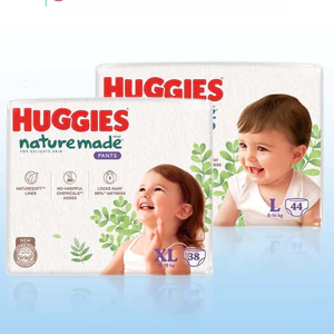 Bỉm quần dán Huggies Nature Made đủ size Nb60/S/M/L/XL/XXL ( Mẫu mới )