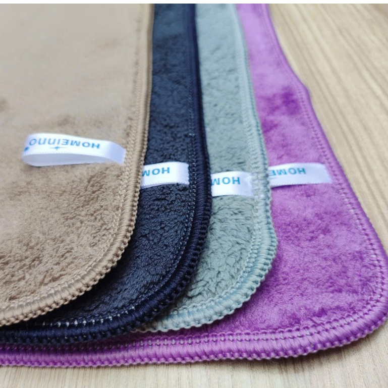 Khăn Lau Đa Năng Mặt Bông Xù Dày Microfiber Cao Cấp Homeinno Lau Siêu Sạch, Siêu Bền, Dầy Dặn Dùng Lau Mặt, Lau Đồ Dùng