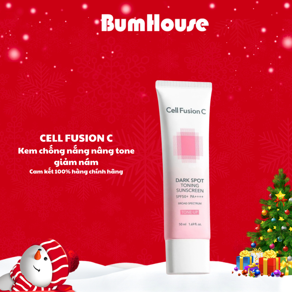 Kem chống nắng Cell Fusion C Dark Spot Toning Giảm Nám, Nâng Tone 50ml