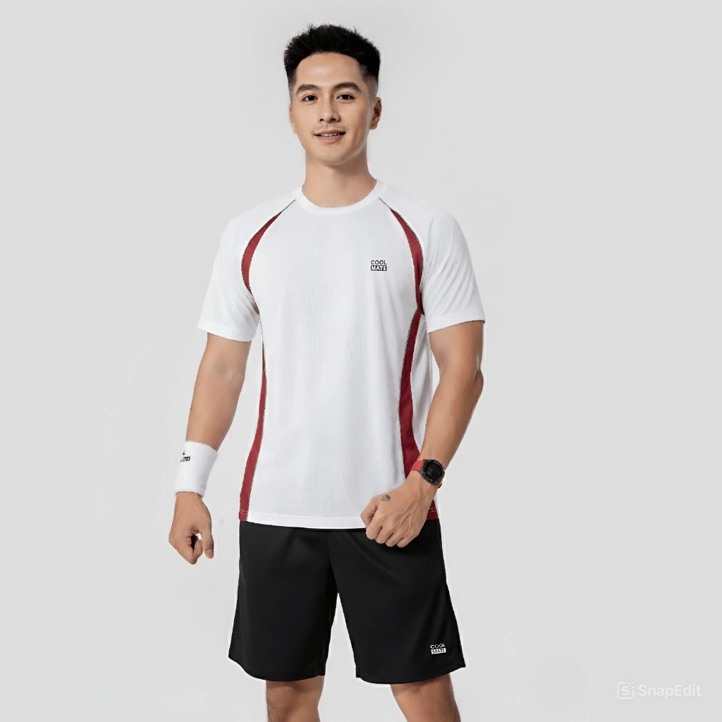 [TẶNG SRM OXY]Set đồ thể thao Pickleball Áo thun Teamwear Flexline Active Quần Promax thấm hút tốt Coolmate