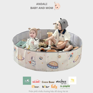 Quây bóng cho bé gấp gọn cao cấp Honper hoạ tiết xinh xắn kèm túi đựng