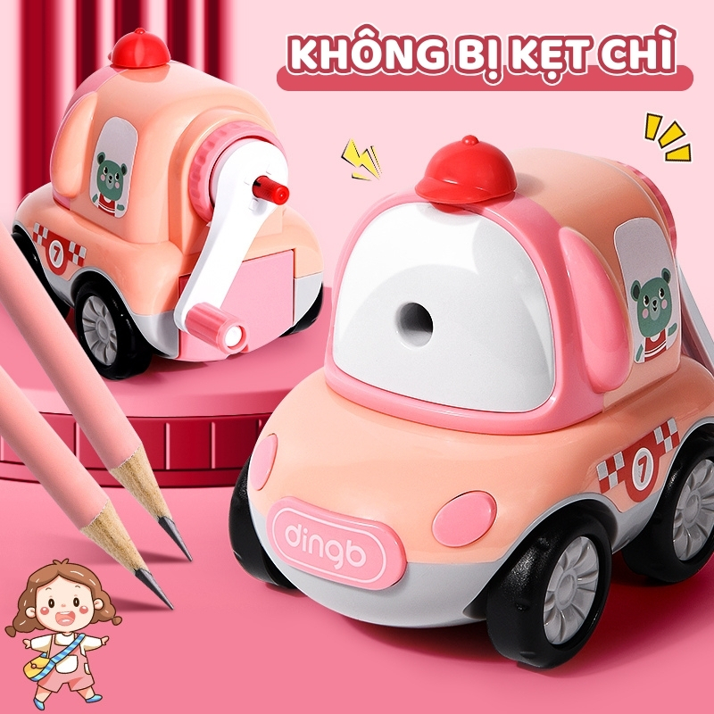 Gọt Bút Quay Tay Chì Hình Thú Dễ Thương, Nhỏ Gọn, Tiện Lợi Phù Hợp Cho Học Sinh Dễ Dàng Sử Dụng