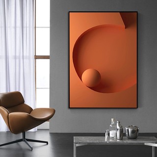 Tranh treo tường trừu tượng khổ lớn treo quán cafe BH160 - Tranh treo decor, trang trí nhà, quán cafe, quán ăn cao cấp