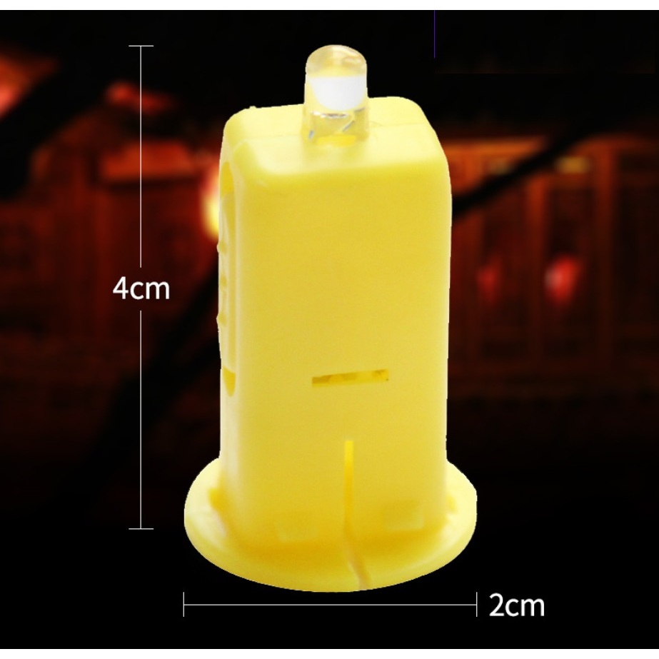 50 đèn LED vỏ vàng vỏ trắng , dùng cho vào đèn lồng vải, đèn ông sao