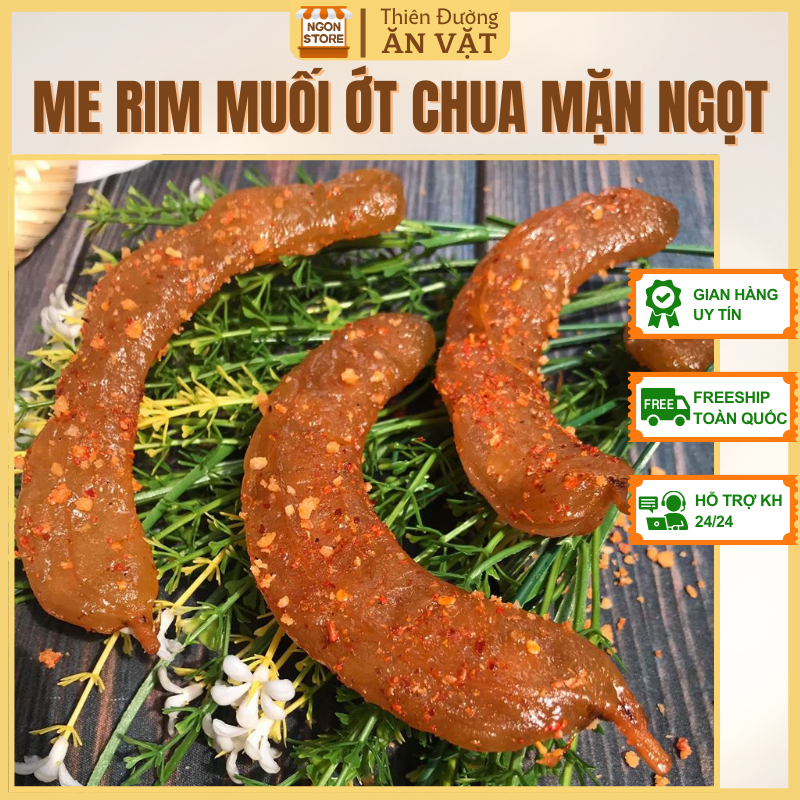Me Rim Muối Ớt Siêu Ngon 500G - Chua Cay Mặn Ngọt - Me Rim Nguyên Trái ...