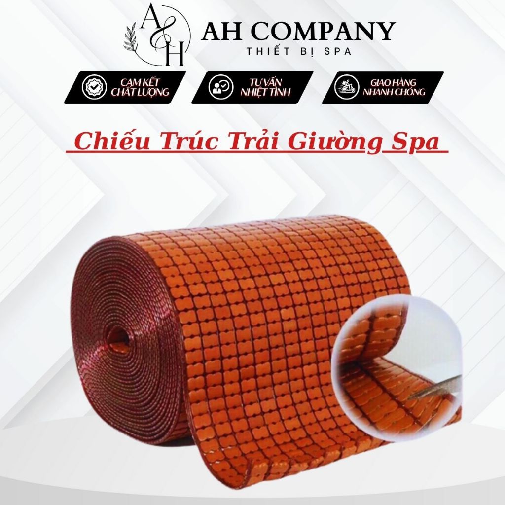 Chiếu Trúc Trải Giường Spa, Giường Gội, Thiết Kế Đẹp Mắt, Chất Liệu Mát, Sử Dụng Tiện Lợi