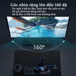 Màn Chiếu Treo Tường 80-120inch Màn Chiếu Phản Quang Gấp Gọn Ảnh Sắc Nét, Xem Phim Như Rạp，gấp gọn