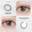Kính áp tròng khoá ẩm 8H 3 Tháng Màu Xám CARASE, Lens cận LAVIER GRAY