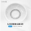 Kính áp tròng khoá ẩm 1 Ngày CARASE, Lens cận màu xám LAVIER GRAY (1 chiếc)