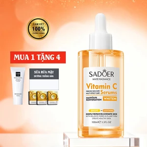 Serum Vitamin C 100ml - Giúp Da Sáng Khỏe, Đều Màu & Căng Mịn - Tặng 4 Quà Thiết Thực