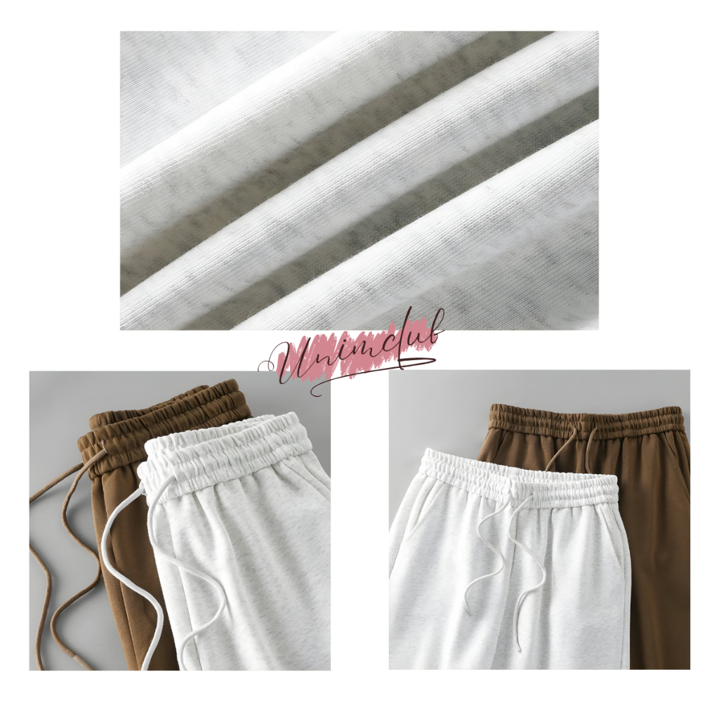 [XẢ KHO] Quần Nỉ Nam Dáng Dài Dáng Thụng Đứng Form Unim Club Chất Liệu Nỉ Hàn Cao Cấp Không Bai Xù Chống Nhăn