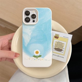 Ốp Lưng iPhone TPU Hoạ Tiết Da Mềm Hoa Mặt Trời Chống Sốc, Bảo Vệ Camera - iP X/XS/11/12/13/14/15/16/17/Plus/Pro/Max/Air