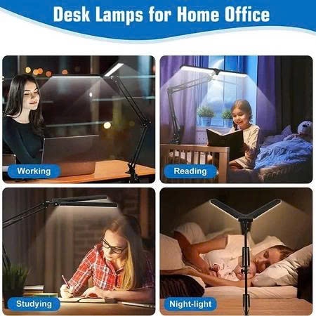 Đèn bàn học LED 3 màu chống cận kẹp bàn kiểu dáng Pixar điều chỉnh 10 mức độ sáng bảo vệ mắt, Đèn treo màn hình máy tính | BigBuy360 - bigbuy360.vn
