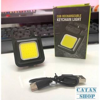 Móc Khóa Đèn Led 3 Chế Độ Đa Năng Nhỏ Gọn, Chiếu Sáng Mạnh, Sạc Usb Type C, Có Nam Châm Tiện Lợi