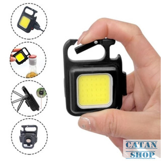 Móc Khóa Đèn Led 3 Chế Độ Đa Năng Nhỏ Gọn, Chiếu Sáng Mạnh, Sạc Usb Type C, Có Nam Châm Tiện Lợi