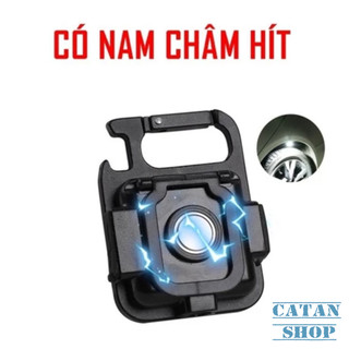Móc Khóa Đèn Led 3 Chế Độ Đa Năng Nhỏ Gọn, Chiếu Sáng Mạnh, Sạc Usb Type C, Có Nam Châm Tiện Lợi