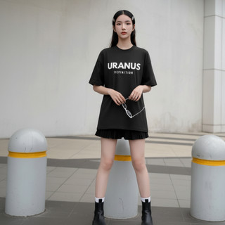 Áo phông nam nữ 250GSM URANUS DEFINTION local brand unisex, form rộng,chất cotton cao cấp 100% M01