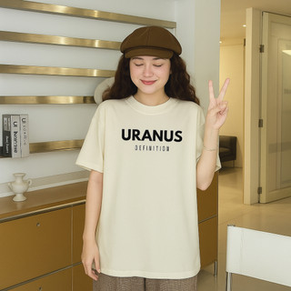 Áo phông nam nữ 250GSM URANUS DEFINTION local brand unisex, form rộng,chất cotton cao cấp 100% M01