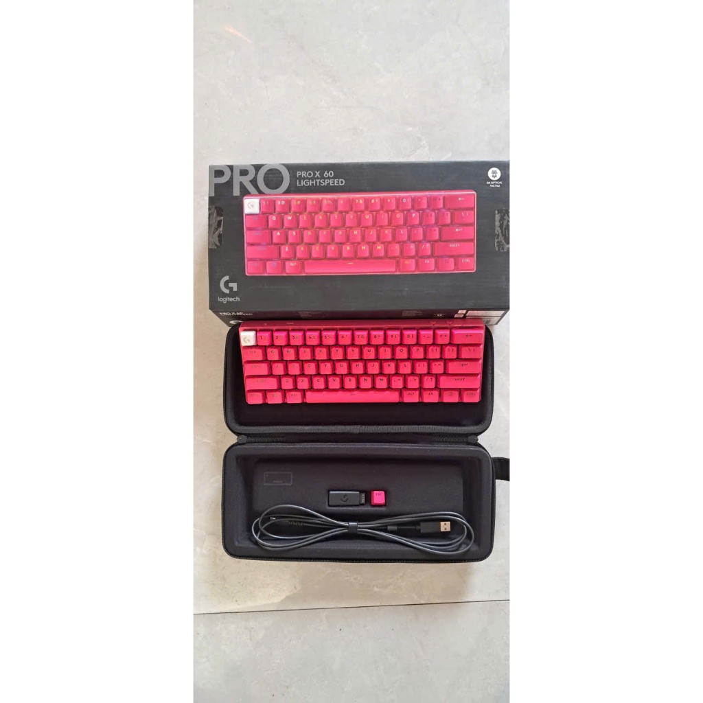 Bàn phím cơ Logitech G Pro X 60 LightSpeed Wireless Tactile switch 2nd | BigBuy360 - bigbuy360.vn