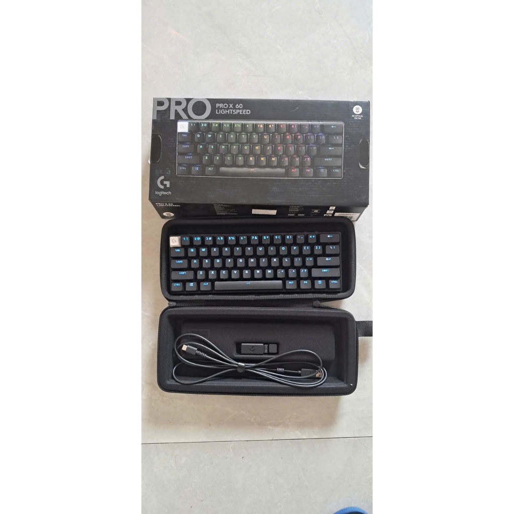 Bàn phím cơ Logitech G Pro X 60 LightSpeed Wireless Tactile switch 2nd | BigBuy360 - bigbuy360.vn