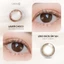 Kính áp tròng khoá ẩm 14H 3 Tháng Màu Nâu Trầm CARASE, lens cận LAVIER CHOCO