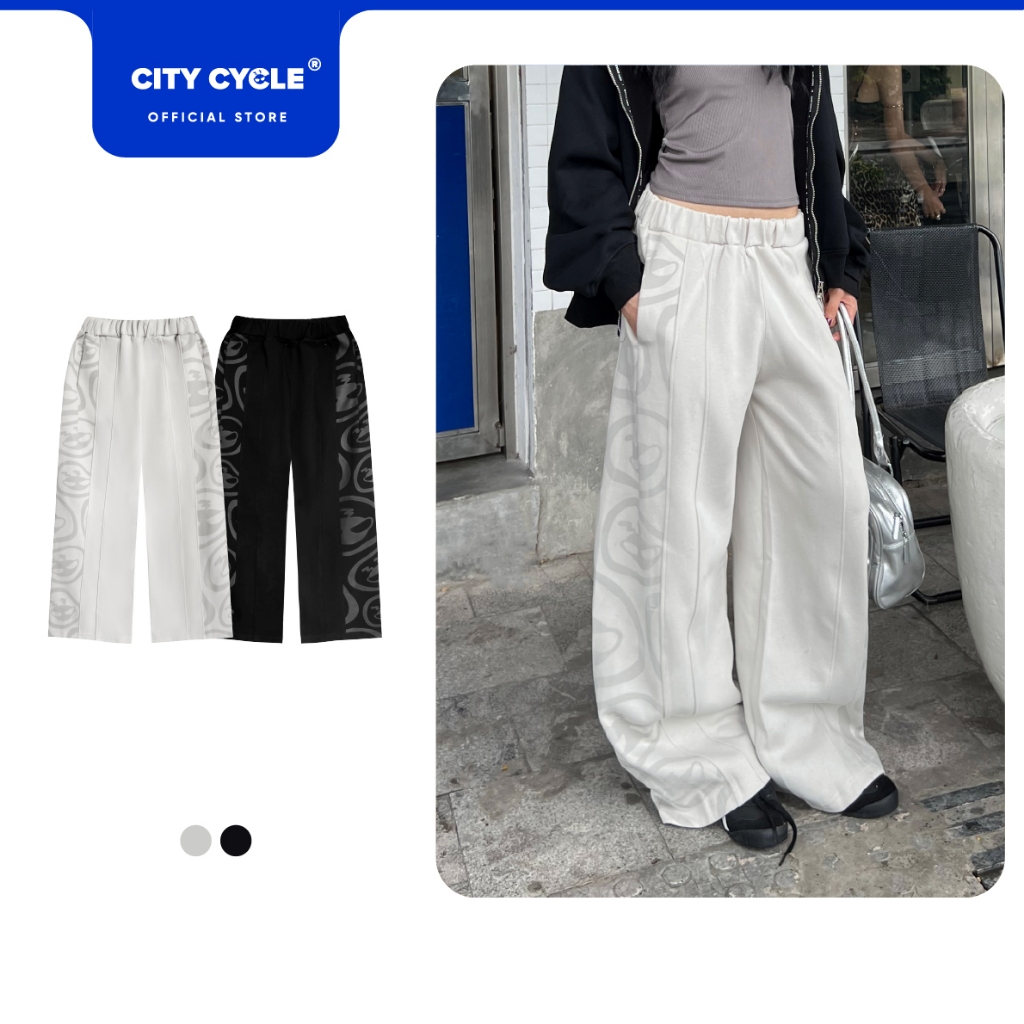[CHỈ CÒN ĐEN] Quần dài nỉ nam nữ mùa đông Local Brand Chính Hãng City Cycle Quần dài Flex Zone