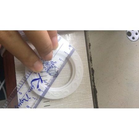 Combo 1 bịch [ 100 cái] Khoen Ore Rèm Vải, Vòng Ốp Nhựa Chống Bung May Rèm Vải Ore Rèm