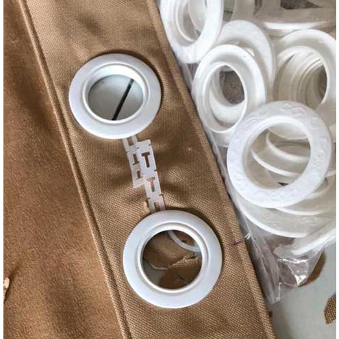 Combo 1 bịch [ 100 cái] Khoen Ore Rèm Vải, Vòng Ốp Nhựa Chống Bung May Rèm Vải Ore Rèm