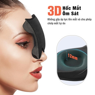 Bịt Mắt Ngủ 3D Cao Cấp SOFTURE Chặn Sáng 100%, Mềm Mại Thoáng Khí Có Dây Đeo Điều Chỉnh - SBM02