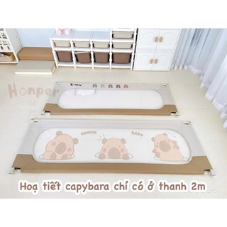Thanh chắn giường Honper hình Capybara an toàn cho bé