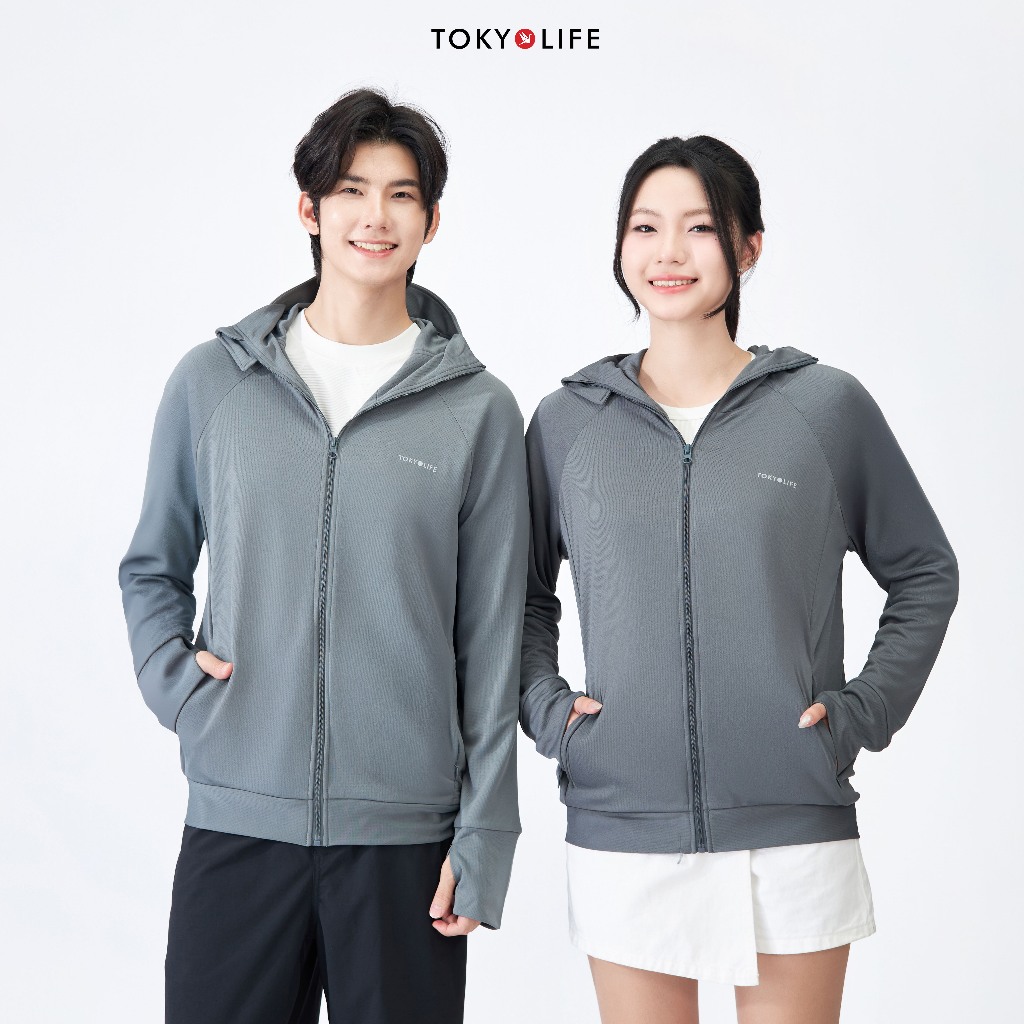 [FORM RỘNG - LÙI 1 SIZE] Áo Khoác Chống Nắng Chống Tia UV Unisex 2 Lớp Dày Dặn Thoáng Khí 40004137 - TOKYOLIFE