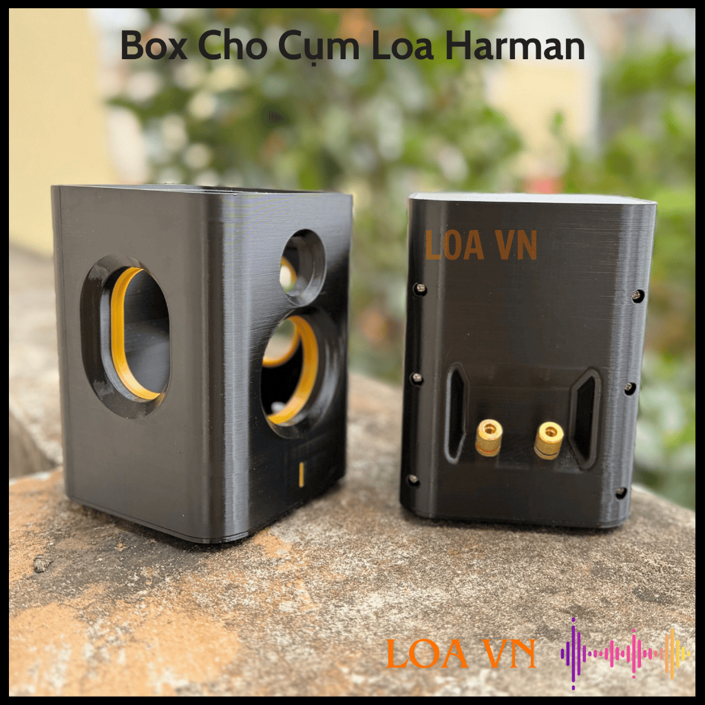 Box cho cụm loa Harman, box loa nhựa in 3D lắp nguyên cụm đẹp và hay từ ...